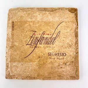 Wine Bottle Coaster Vintage Seghesio Old Vines Zinfandel Sonoma County